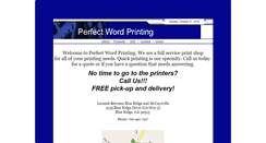 Desktop Screenshot of perfectword.com